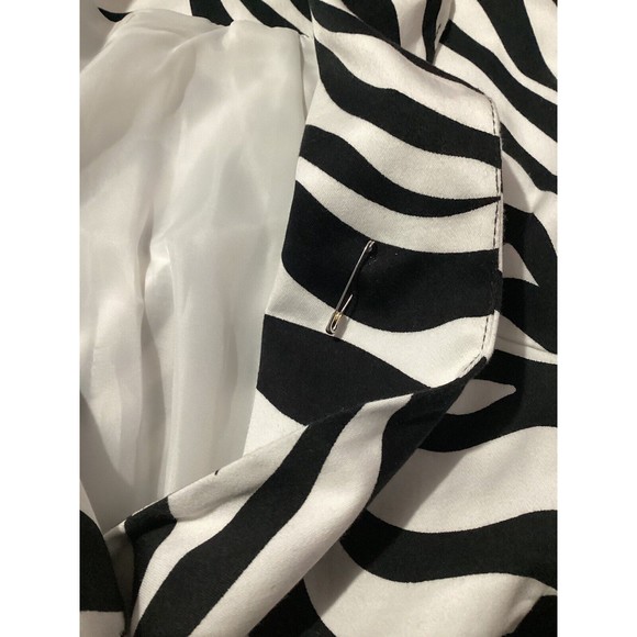 Sandro Sportswear Zebra Wide Sleeve Short Blazer Button Up - Picture 8 of 8